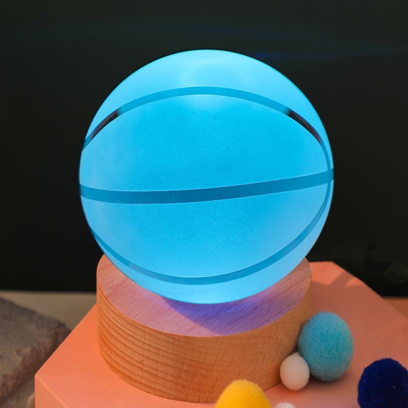 Crystal Ball Night Light - Football & Basketball Theme Desktop Ornament, Perfect Birthday Gift for Boyfriend