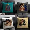 Puss In Boots Pillow Case Pattern Printed Pillowcase for Living Room Sofa Cushion Cover  Bedroom Decor