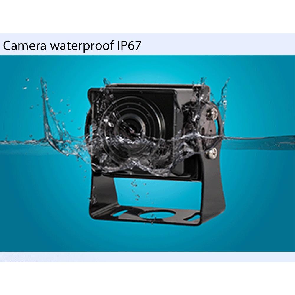 10,36 inci 4 canale 4 canale radar unghi mort BSD alarmă camion autobuz mașină DVR recorder monitor cu 4 bucăți AHD 1080P cameră IR