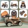 Retro Racing Toddler Ride-on Walker Pusher Brown