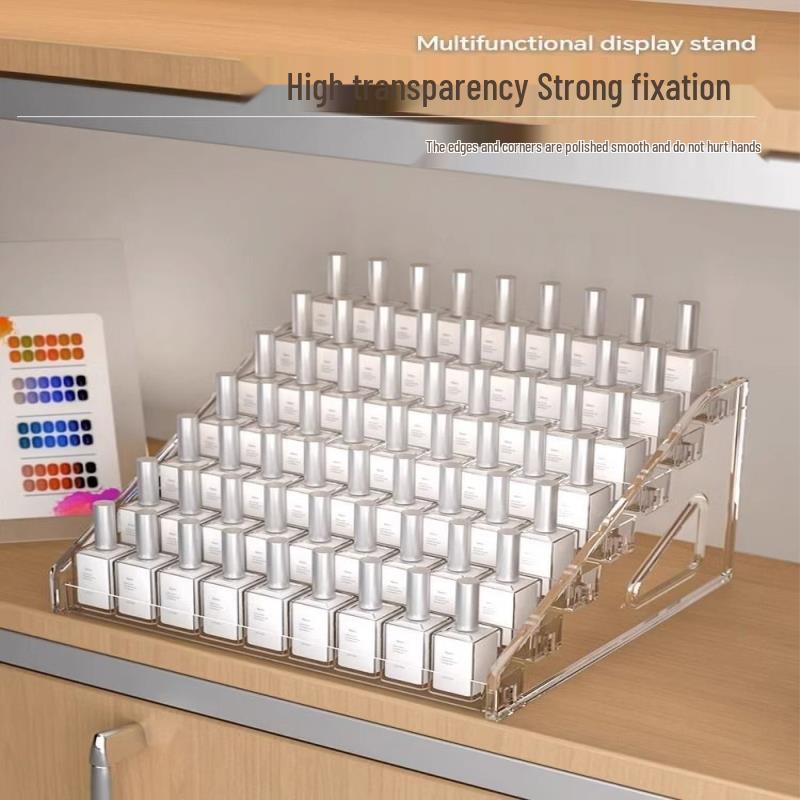 Kosmetik-Organizer mit großer Kapazität, mehreren Schichten und Fächern - Transparentes Acryl zur Aufbewahrung von Foundation, Rouge, Lidschatten und Puder