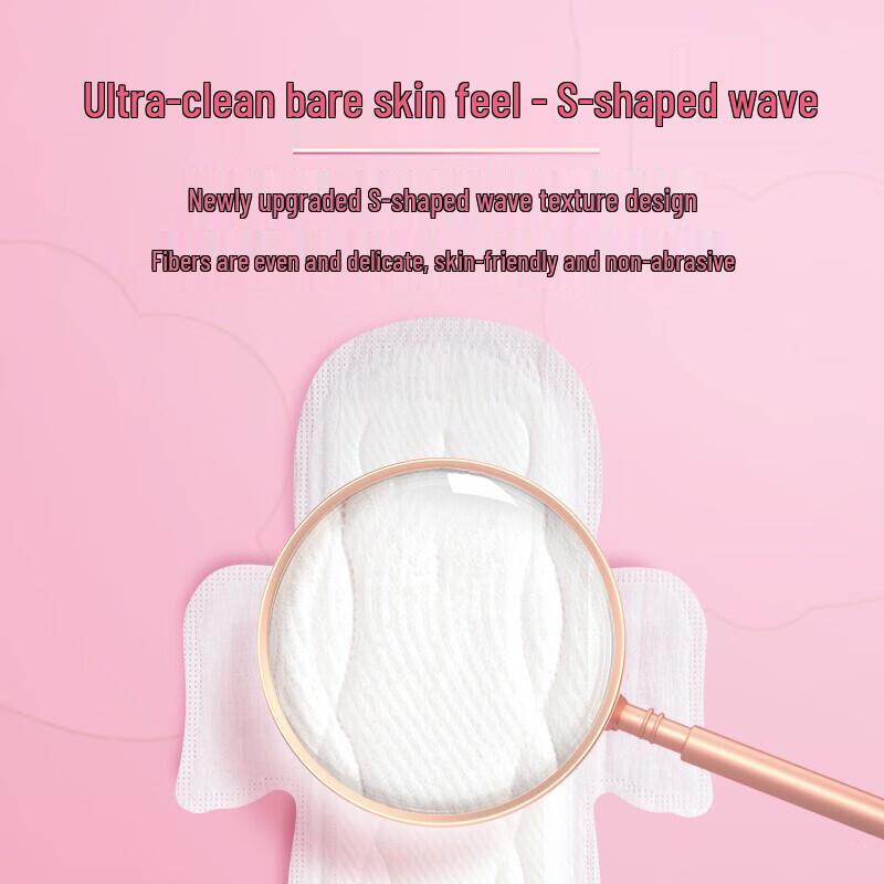 Seventh Sense Baumwolle Damenbinde Tag & Nacht 76-Stück Set