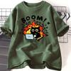 Crazy Cat Tshirt Unisex Women Funny Work Cat T Shirt Summer Casual Crewneck Short Sleeve Cotton Tshirt Unisex Womens Clothing