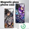 Anime SOUL EATER Handyhülle Für Samsung S25 S24 S23 S22 S21 S20 Plus Ultra Note20 Glas Magnetische Hülle