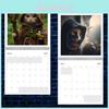 Weird Medieval Quest Cats Calendar 2025 Charming Green Design For Home And Office Decor