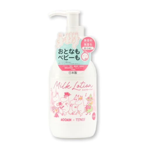 

TENEI Body Lotion M, Moomin Collaboration, Fragrance-Free, Colorant-Free, Additive-Free, Suitable for Newborns and Sensitive Skin