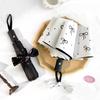 Black Coated Protection Polka Dot Bowknot Umbrella Sun Rain Proof Parasol  Sunny Rainy Days