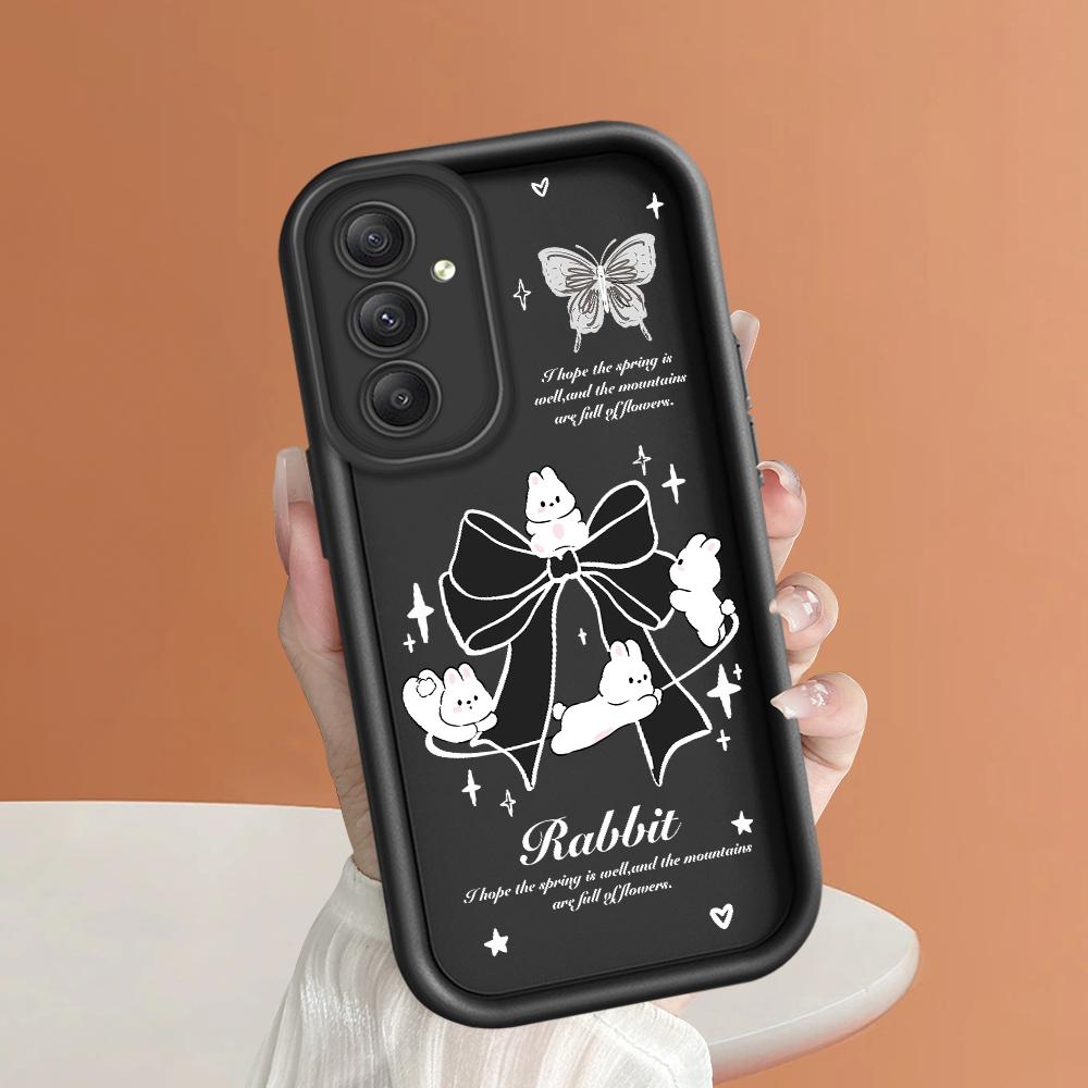 Weiches Silikon-Telefongehäuse mit quadratischem Leiterdruckmuster, vollständige Abdeckung, Kamera, stoßfestes Schutzgummigehäuse für Samsung