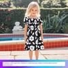Little Maven European and American Style Children's Clothing Summer Girl Dress Short Sleeve Pure Cotton Kids Princess Dress Girls' Dress