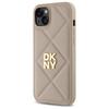 Dkny Dkhcp15Mpqdsle Iphone 15 Plus 6.7  Beżowy/Beige Quilted Stack Logo