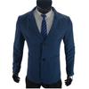 European Casual Men's Plus Size Cardigan Suit - Japanese Korean Style Formal Jacket