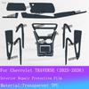 For GMC Chevrolet TRAVERSE interior Film suit Navigation screen Protection Sticker Gear Panel TPU Transparent Anti-scratch Film