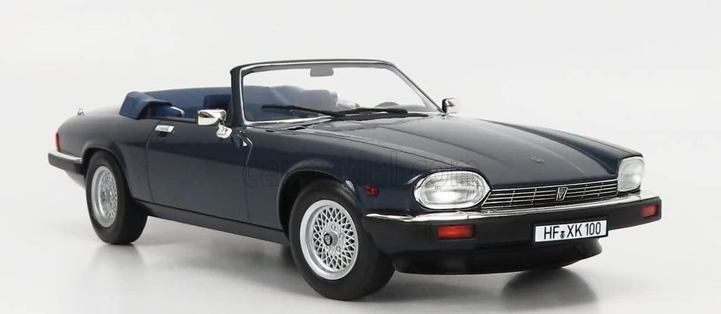 NOREV Scale Jaguar Cabriolet 1988 Limited Edition of 1000 Units 1/18 XJ-S (Blue)