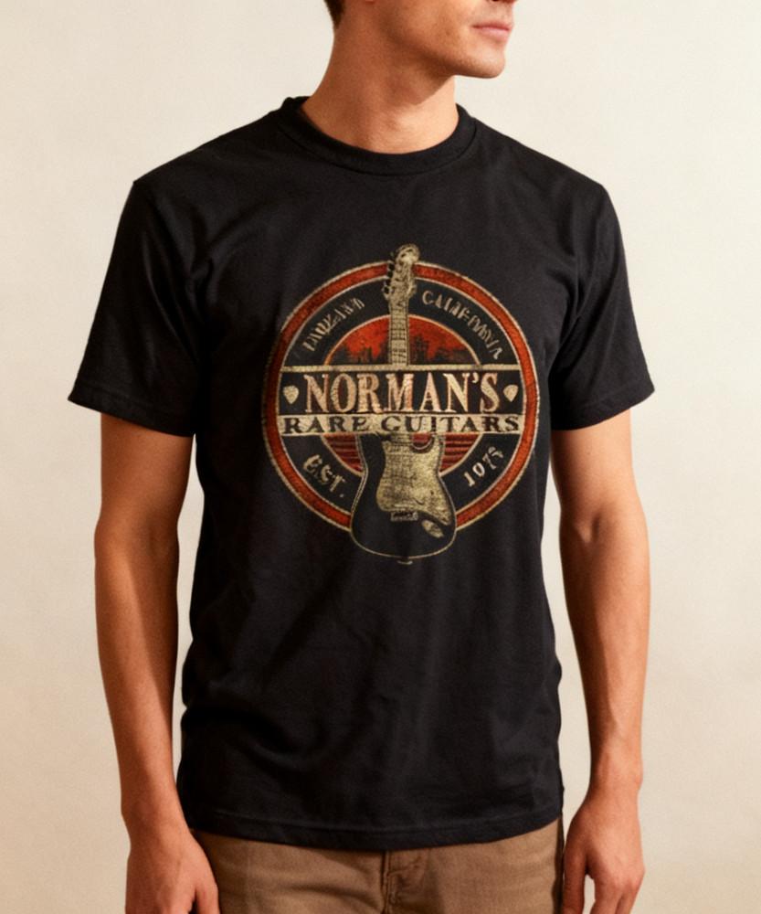 NWT Norman039s Rare Guitars American Rare Guitar Art Vintage TShirt S5XL Unisex T-Shirt S
