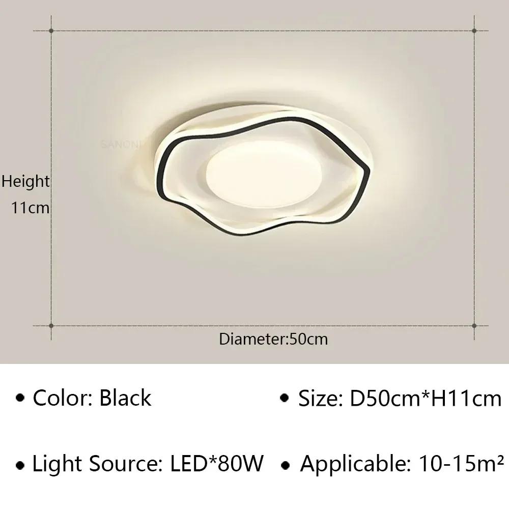 

Современный светодиодный потолочный светильник для гостиной, столовой, спальни, кабинета, холла, балкона, люстра, домашний декор, внутренний светильник, люстра Cold White(No RC)