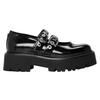 Womens/Ladies Overt Action Leather Mules