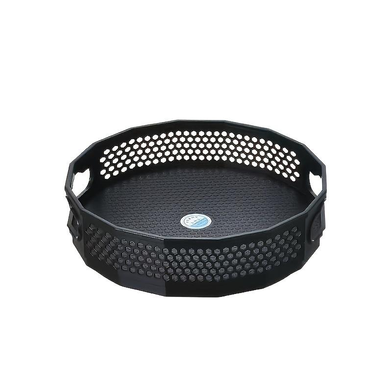 360 Degrees Rotating Plastic Storage Rack Bathroom Toiletries Storage Rack Kitchen Edibles Oil Seasoning Bottle Storage Tray