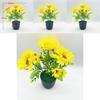 Sunflower Faux Plant With Silk Petals For Indoor Decoration And Gift Presentations