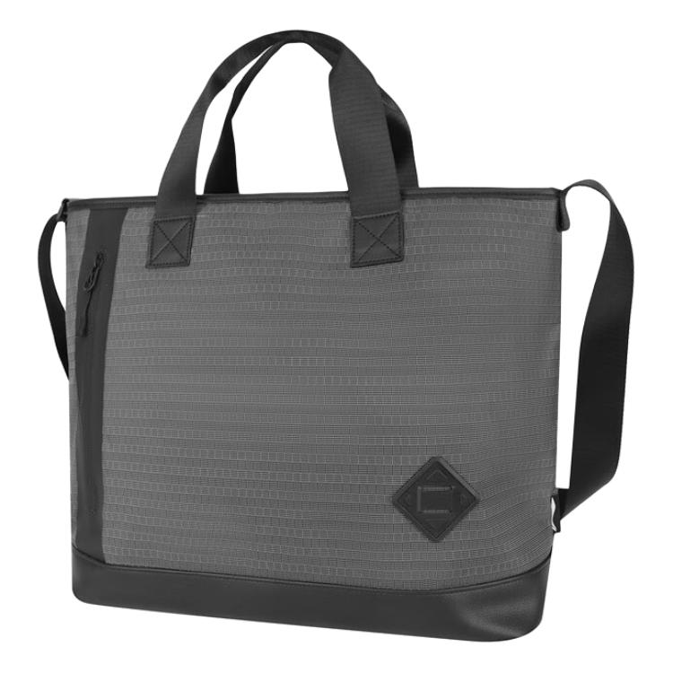 New LiNing Nylon Tote Bag, Shopping Bag, Shoulder Bag, Crossbody Bag, Handbag Unisex Black ABDU227-4