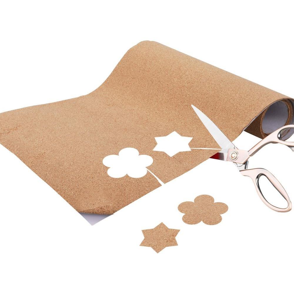 Anti-slip self-adhesive cork mat for furniture, drawers, cabinets, and shelves
