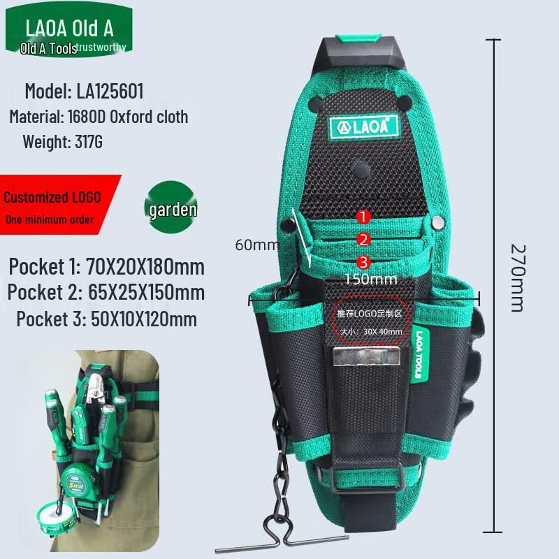 LAOA Electrician Tool Waist Bag