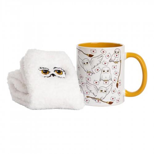 Harry Potter Womens/Ladies Hedwig Mug and Sock Set