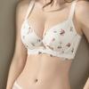 Large breasts show small large size underwear women's fat mm gathering adjustment type anti-sagging breast bra cover