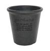 Yawata Kasei Eco Pot, Black, Round, Size 10, 244318