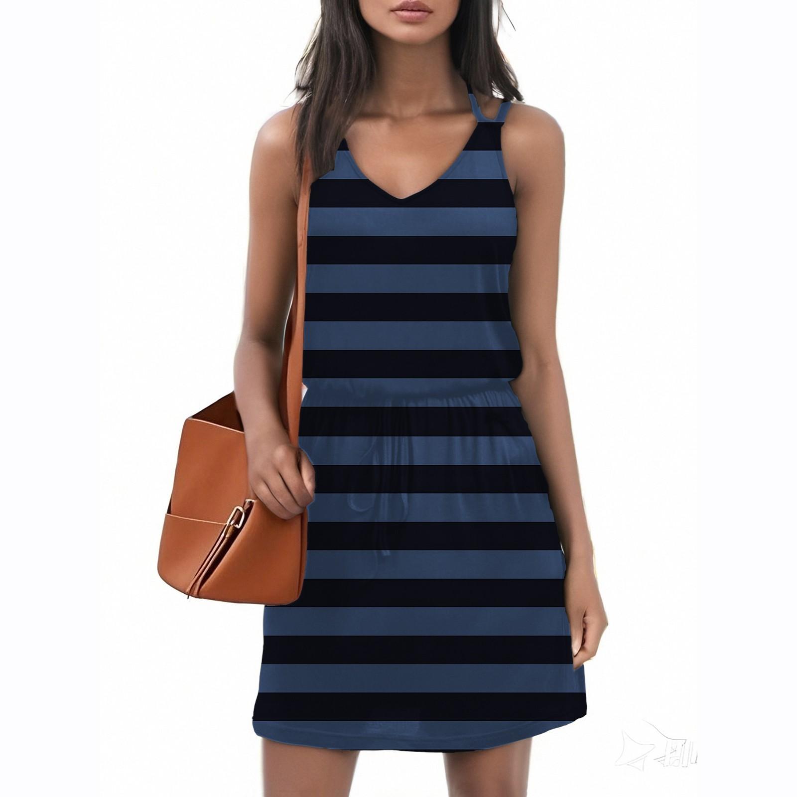 

Женский повседневный сарафан длиной до колена, модное удобное платье S