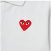 Comme DeS GarconS P1T006 5  Ax T006 051 5  Play Red Heart Waffen Polo Men S Short Sleeve Tee