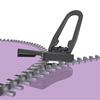 6Pcs/Set Sturdy Anti-rust Zipper Puller Metal Practical Stable Zipper Head for Clothes