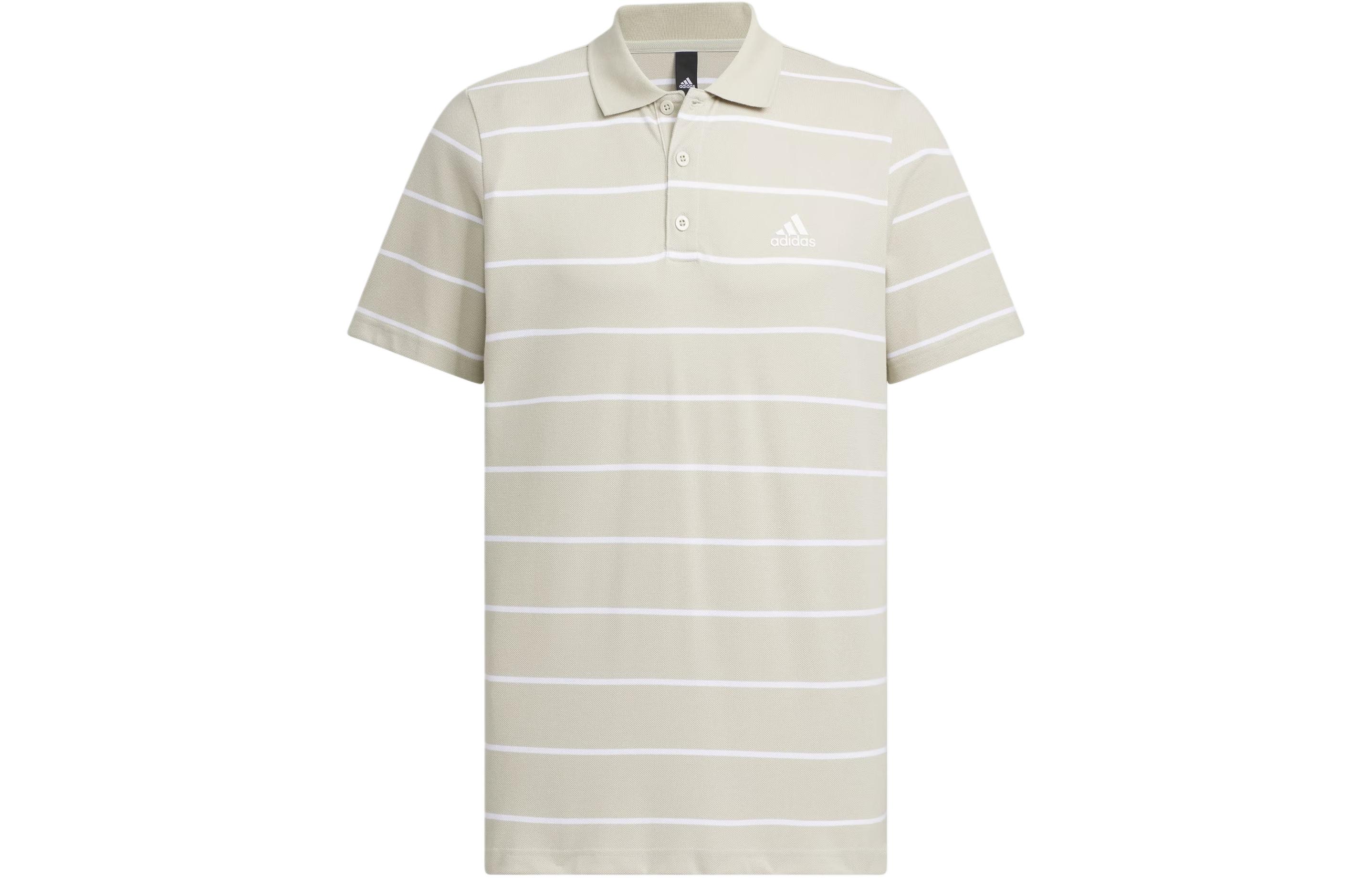 Adidas Future Icons Stripe Polo Shirt Polo Shirt Men s Light Gray IT3921 L