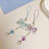 Stylish Heart Phone Charm Fashion Phone Lanyard Unique Bag Accessories Bowknot Phone Jewelry Suitable for Fashion Lover