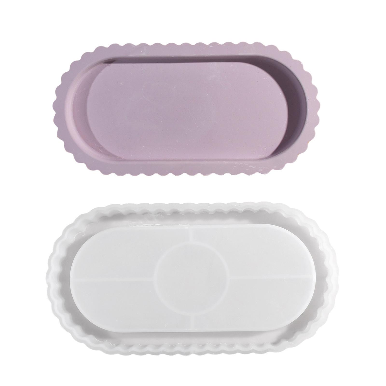 

Большая овальная прочная силиконовая форма для подноса из смолы и бетона, товары для рукоделия, украшения дома, касты для посуды, ежедневное использование