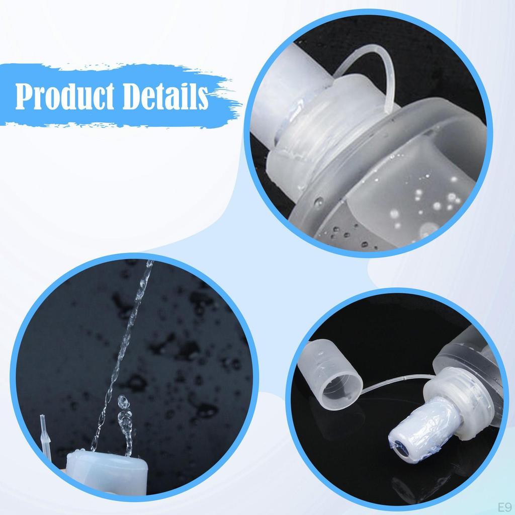 Soft Foldable TPU Water Bottle for Running Backpacking Hiking Gym Outdoor Activities