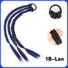 MISSQUEEN 1PCS Synthetic Elastic With Rubber Bands Braided Wig Ponytail Hair Extensions Heat Resistant For Women Cosplay Party Use