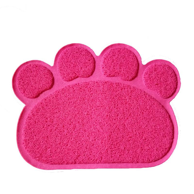 

Коврик для питомца в форме когтя: 30x40см, Коврик для кошачьего туалета и корма розы красного