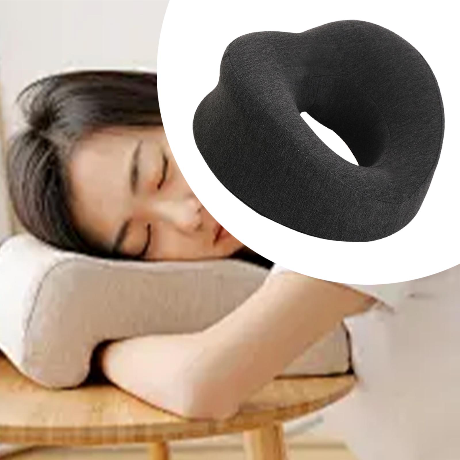 Memory Foam Travel Neck Pillow Massage Table Cradle Face Down Pillow