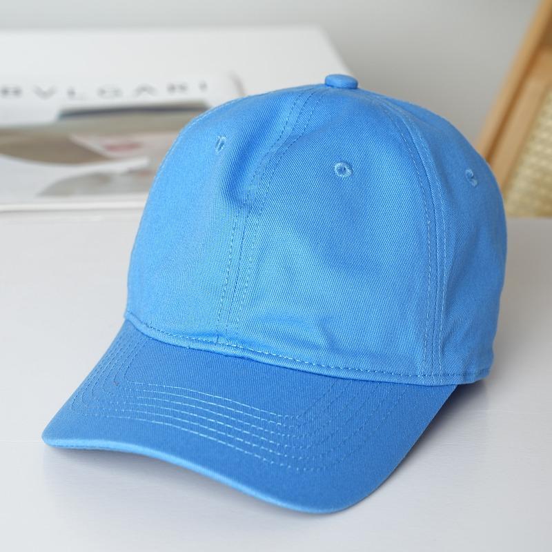 Cotton soft top baseball cap men's summer deepened top cap hat women's tide