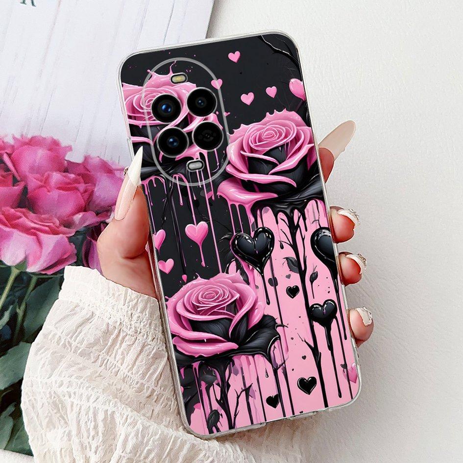 For Huawei Nova 13 Case Nova13 5G Cover BLK-AL80 Funda Popular Flower Butterfly Soft Clear Silicone Cases For Nova 13 Pro Bumper