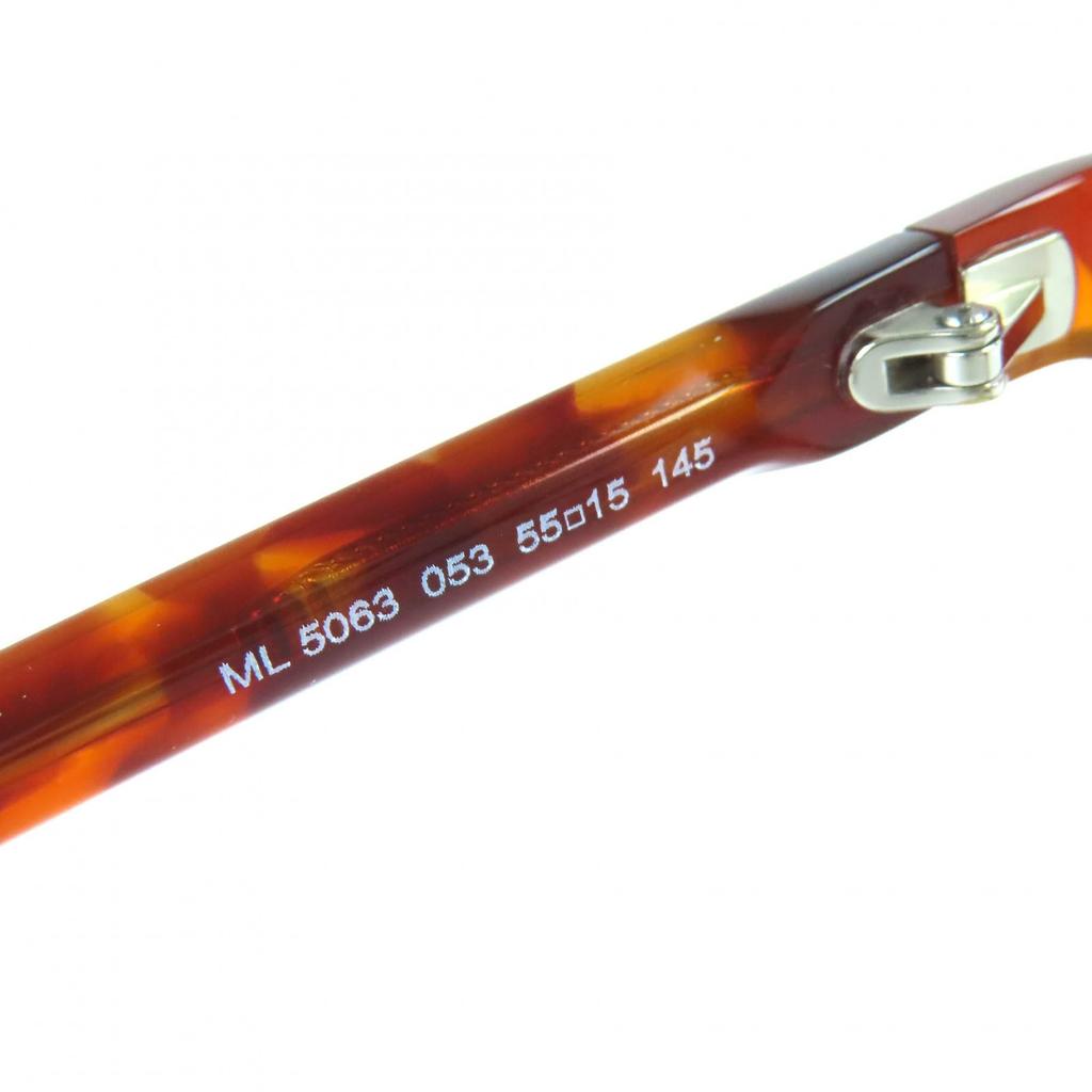 Makellose MONCLER Brille Schildpattmuster dreifarbiger Akzent Braun ML5063 053 Gebraucht