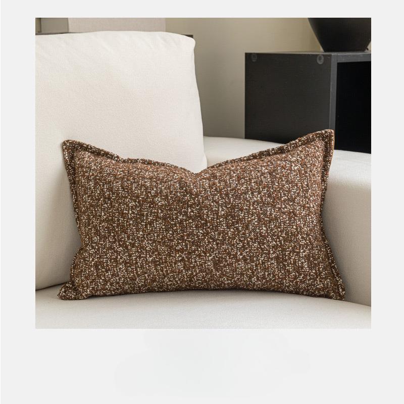 30x50/45x45cm Moderne Kissenhülle Leichter Luxus Weiches Leinen Braune Kissenhülle Kissenbezug Sofa Couch Büro Heimdekoration