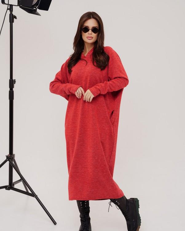 Robe à capuche ISSA Plus angoras