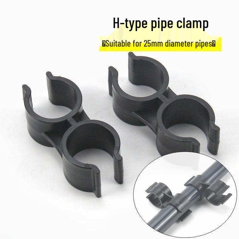 Morsetto per Tubi in PVC a Doppia Testa Tipo H