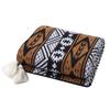 Bohemian Thick Fleece Blanket Office Nap Bed Throw Airplane Travel Cozy Warm Lightweight Soft Acrylic 130x170cm