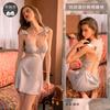 Sexy pajamas, women's pure lace pajamas, small breasts show big light luxury suspenders, high-end loungewear set
