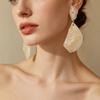 Vintage Black Series Stud Earrings 925 Silver Needle Minimalist High-End Personality Accessories for Women