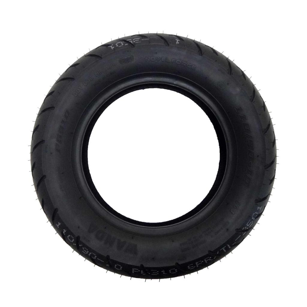 FORCE 66J TL 6PR Rear Tire for Yamaha Single FORCE WANDA/NOVEL 110/90-10 P-6310 Gear, Scooter/Motorcycle Tire, Wanda/NOVEL