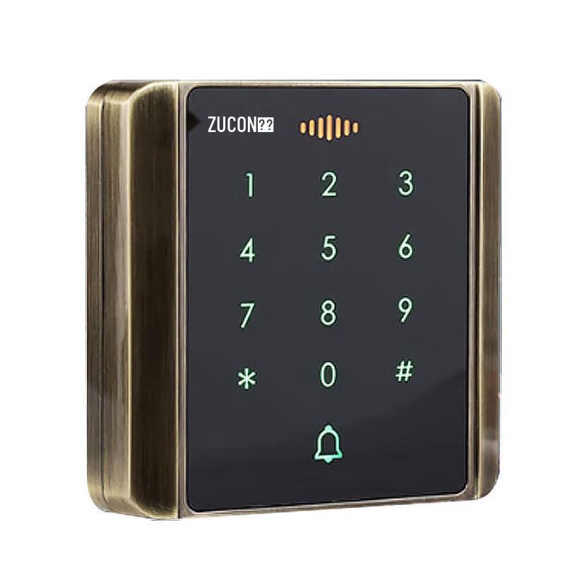ZUCON Waterproof Metal Touch Access Control Machine CN plug (adapter included)