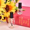 1 Pc 5/10/15ml Clear Glass Nail Polish Bottle with Brush 5ml Empty Refill Bottle Glue Bottle Small Sample Bottle